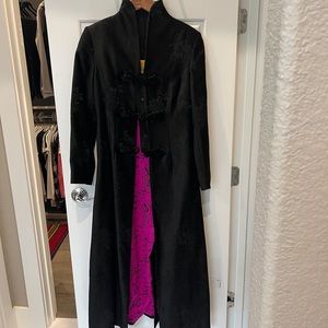 NWOT - Shanghai Tang Silk Long Coat
